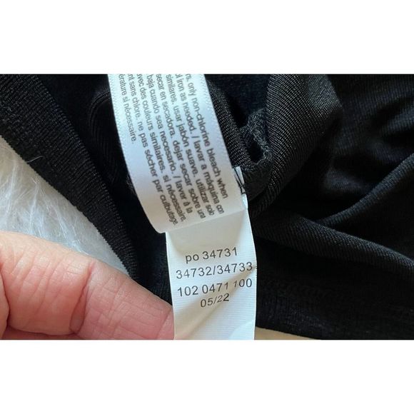 Eloquii Black Top Shirt Blouse Short Sleeve‎ Sheer Cutouts Size Women 14/16 NWT - Picture 8 of 10